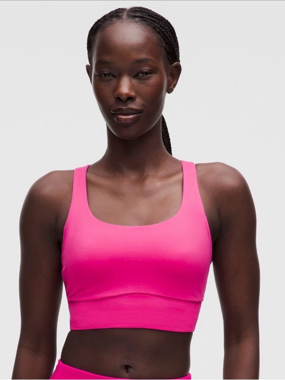 lululemon athletica Hot Pink Longline Energy Sports Bra
